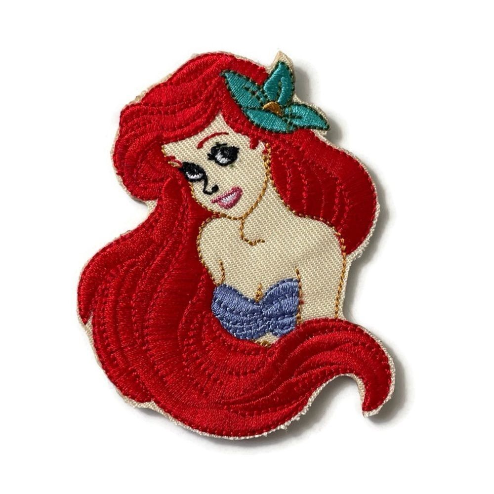 Little Mermaid Embroidered Patch